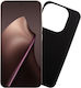 Volte-Tel Back Cover Din Silicon Cu Curea Neagră Xiaomi 15T