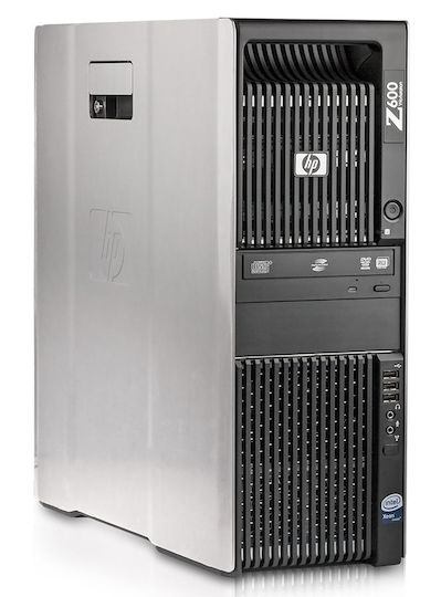 HP Z600 FirePro W2100 Рециклиран Клас A (Xeon-E5520/8GB/500GB HDD/Без операционна система)