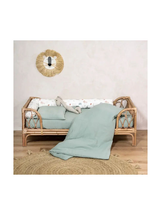 Julius Zöllner Baby Duvet Cover Set With Pillowcase Black 100x135cm