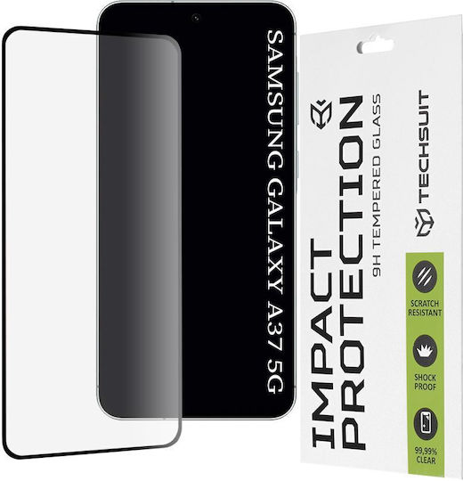 Techsuit 111d Full Cover Full Glue Glass Samsung Galaxy A37 5g Black