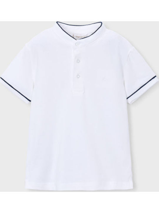 Mayoral Παιδικό Polo Κοντομάνικο Λευκό