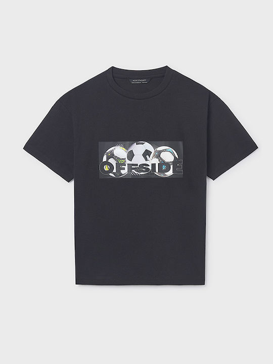 Mayoral Kids Top Short-sleeved Black