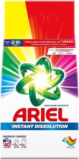 Ariel Detergent Colorat Pulbere Pentru Haine 3kg 40 Doze