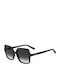 Moschino Unisex Sunglasses with Black Horn-Rimmed Frame and Black Lens MOL102/S 807/9O