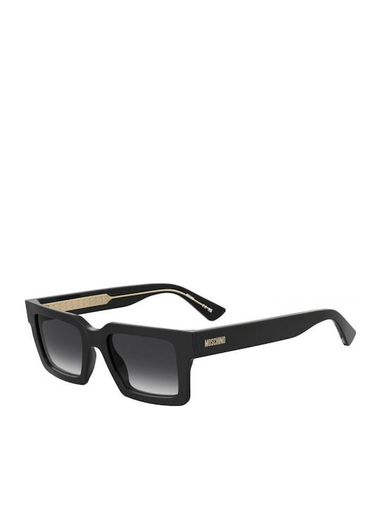Moschino Unisex Sunglasses with Black Frame and Black Lens MOS214/S 807/9O