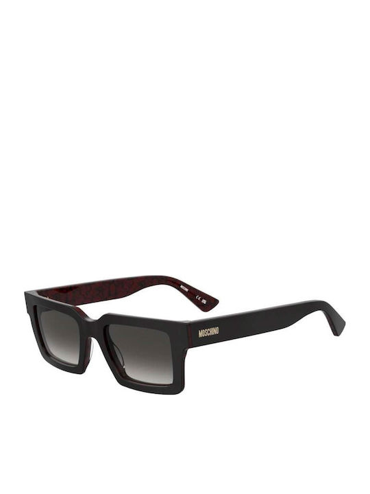 Moschino Unisex Sunglasses with Red Frame and R...