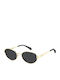 Polaroid Unisex Sunglasses With Gold Metallic Frame And Grey Lens PLD6254/S/X J5G/M9
