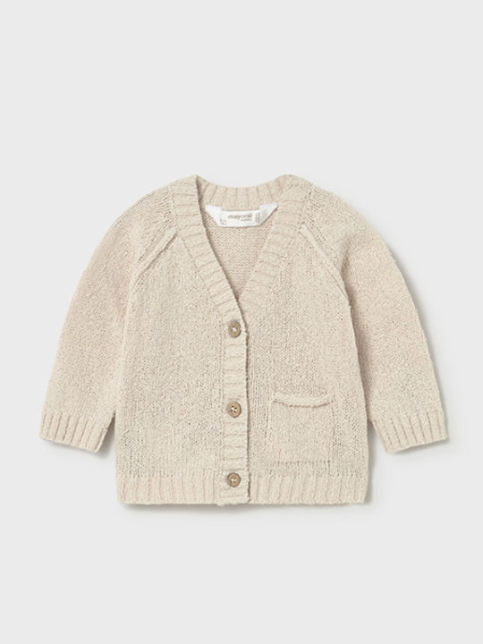 Kinderstrickjacke Baumwolle Wheat