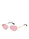 Polaroid Unisex Sonnenbrillen mit Rosa Metallischem Rahmen und Rosa Gläsern PLD6254/S/X EYR/0F