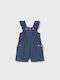 Mayoral Kids' Jeans Jumpsuit Navy Blue