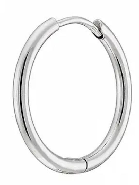 Oxzen Men's Earrings Hoops made of Steel