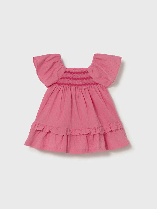 Mayoral Girls Dress Sleeveless Pink