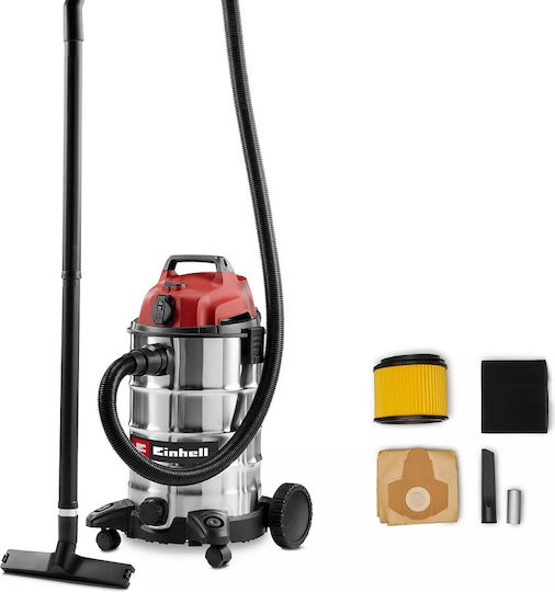 Einhell Aspirator Lichide / Solide 900W cu Inoxidabil Recipient 30lt