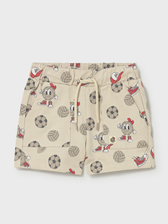 Kinder-Shorts/Bermudas Stoff Creme