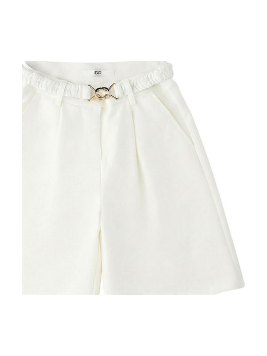 Kids' Shorts/Bermudas Fabric Ecru