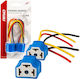 Set 2 Ceramic H4 Socket Bases Heat-resistant 12-24v
