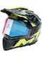 CFMoto 450 MT Fluo Yellow Motorradhelm Ein-Aus DOT / ECE 22.06 mit Sonnenblende