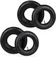 Set 2 Wheelbarrow Tires Relaxdays Black 4.00-6"