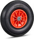Relaxdays Wheel Wheelbarrow Solid Rubber 4.00-6...