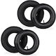 Set 2 Wheelbarrow Tires Relaxdays Black 3.50-6"...