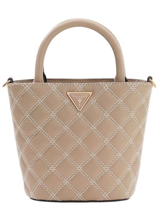 Guess Giully Ii Women's Bag Tote Handbag Beige