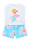 Kids' Set with Shorts Summer 2pcs Lilac