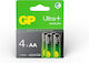 GP Batteries Ultra Plus Alkaline Batterien AA 1.5V 4Stück
