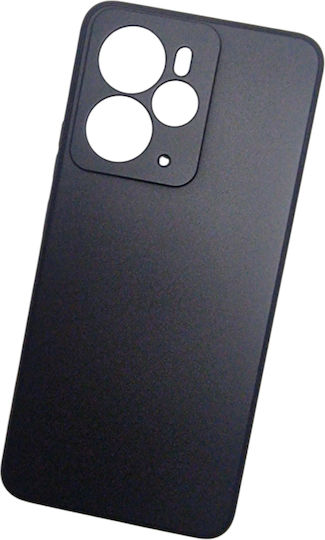 Naxius Umschlag Rückseite Silikon 1.8mm Schwarz (Realme 14)