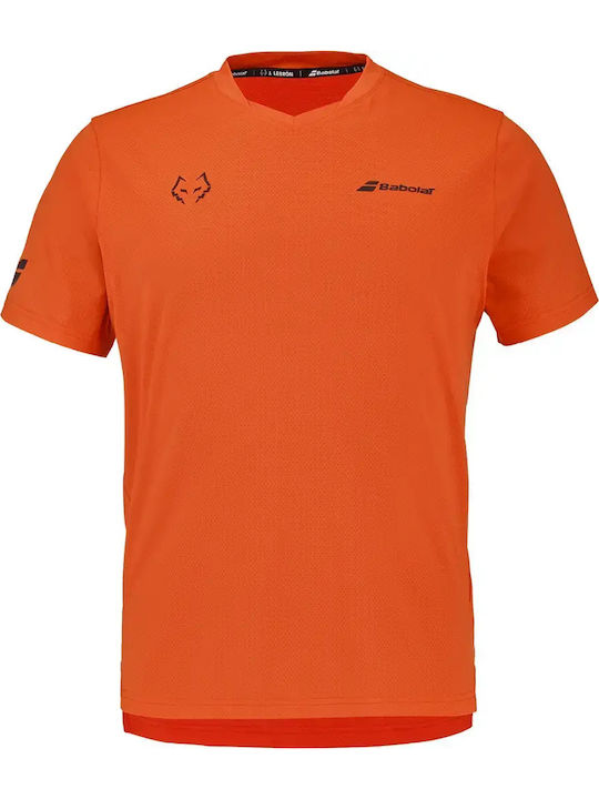 Babolat Crew Тениска Червен
