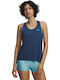 Women's Athletic Blouse Sleeveless Navy Blue