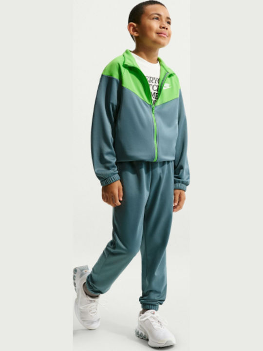 Nike Παιδικό Σετ Φόρμας Dri-Fit Πράσινο