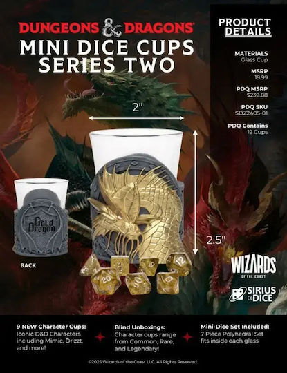 Dungeons & Dragons Mini Würfelbecher Welle 2