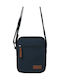 Jacpascal Herrentasche Schulter / Crossbody Marineblau