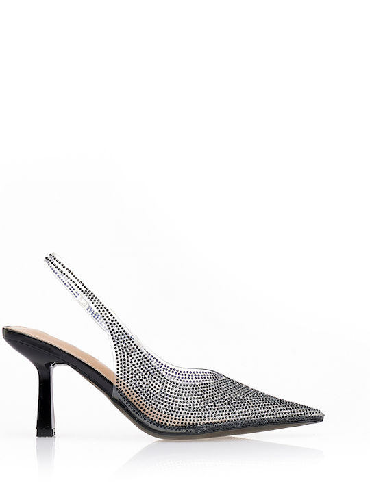 Tsoukalas Synthetic Leather Pointed Toe Black H...