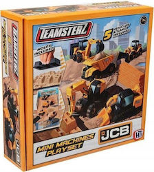HTI Teamsterz JCB Мини Машини Комплект с Пясък и 5 Колички