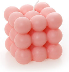 Cadou De Botez Lumânare Bubble Bk-100 Roz
