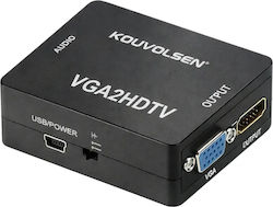 Kouvolsen Kos-12066 – Vga + Audio Hdtv Hdmi Converter Full Hd 1080p Support