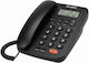 Ninc Corded Phone Office for Elderly Black KX-T...
