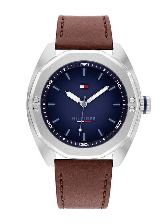 Tommy Hilfiger Ανδρικό Ρολόι 45mm Μπαταρίας με ...