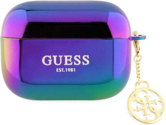 Guess Logo Collection" Charm Калъф в Златист цвят за Apple AirPods Pro 2