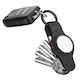 KeySmart Case Leather for AirTag in Black color