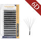 Nagaraku 6d W Shape Eyelash Extension 0.07c Mix 8-15mm