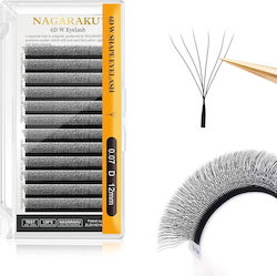Nagaraku 6d W Form Wimpernverlängerung 0.07c 9mm Nagaraku 6d W Form Wimpernverlängerung 0.07c 9mm
