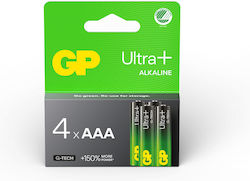 GP Batteries Ultra Plus Αλκαλική Μπαταρία AAA 1.5V