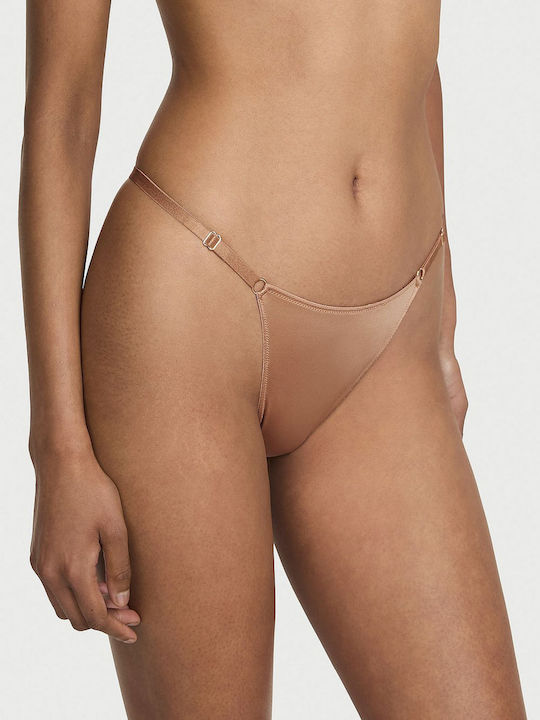 Victoria's Secret Damen Slip Beige
