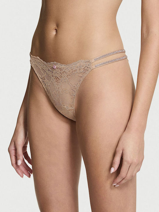 Victoria's Secret Γυναικείο Slip Εκρού