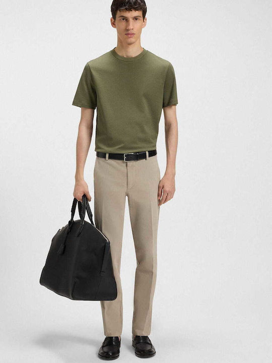 Boss Παντελόνι Chino Μπεζ