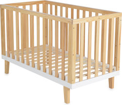 Cangaroo Βρεφική Κούνια Μπεζ με Στρώμα 60x120cm