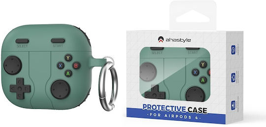 AHAstyle Hülle Silikon in Grün Farbe für Apple AirPods 4