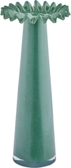 Butlers Διακοσμητικό Βάζο Γυάλινο Anemone Πράσινο x16xΥ33cm
